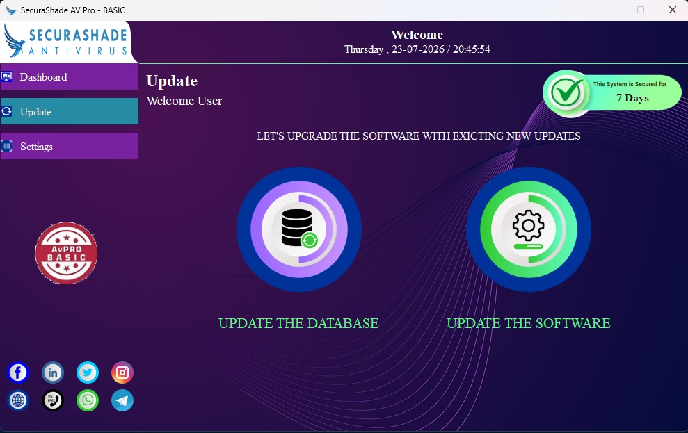 SecuraShade AV Pro Basic screenshot 2