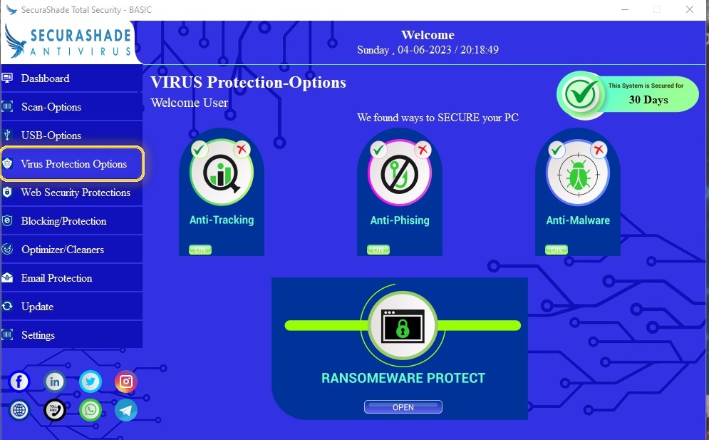 SecuraShade Total Security Basic screenshot 5